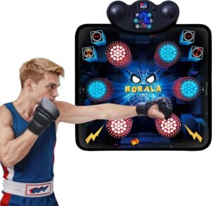 Music Boxing Machine for Adults & Kids - Smart Punching Machine with Boxing Gloves, Wall Boxing Punching Pad for Home, Office, Gym